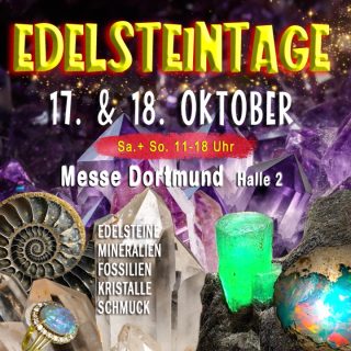 https://eventfrog.de/de/p/messen/messe/edelsteintage-dortmund-2026-7391019021494181193.html
💎 Edelsteintage Dortmund 2026! ✨
Am 17. & 18. Oktober 2026 wird die Messe Dortmund wieder zum Treffpunkt für alle, die Edelsteine, Mineralien, Fossilien & besonderen Schmuck lieben!
Entdeckt faszinierende Schätze, einzigartige Einzelstücke und edle Wohnobjekte aus Stein – vielleicht wartet euer persönlicher Lieblingsfund schon auf euch! 💫
🎟️ Jetzt Online-Ticket sichern: Kein Anstehen, einfach Ticket vorzeigen und losstöbern!
👧🧒 Kinder bis einschließlich 14 Jahre frei (in Begleitung eines Erwachsenen).
📅 17. & 18. Oktober | 11–18 Uhr
📍 Halle 2 | Messe Dortmund
Wir freuen uns auf ein funkelndes Wochenende! 💎✨
👉Link zu den Tickets:
https://eventfrog.de/de/p/messen/messe/edelsteintage-dortmund-2026-7391019021494181193.html
#EdelsteintageDortmund #Edelsteine #Mineralien #Fossilien #Schmuck #DortmundEvents #MesseDortmund #Edelsteinmesse #Mineralienbörse #Schmuckdesign